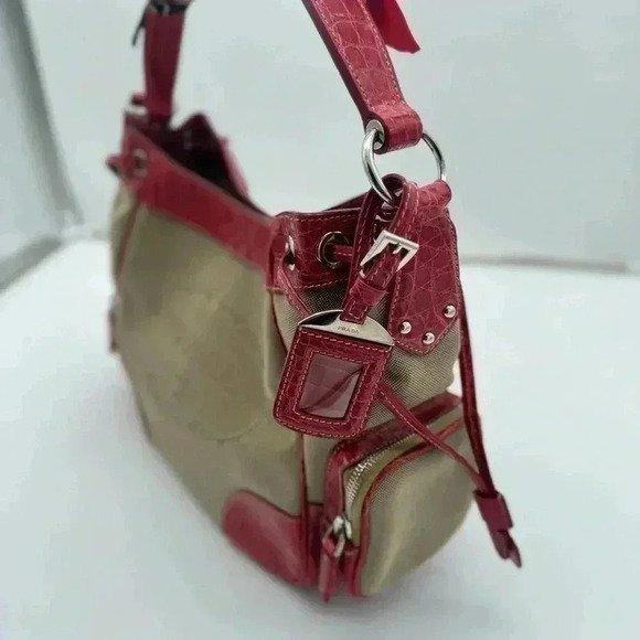 LIMITED EDITION Prada Logo Jaquard + Crocodile leather lining + FREE ENTRUPY - Picture 6 of 15